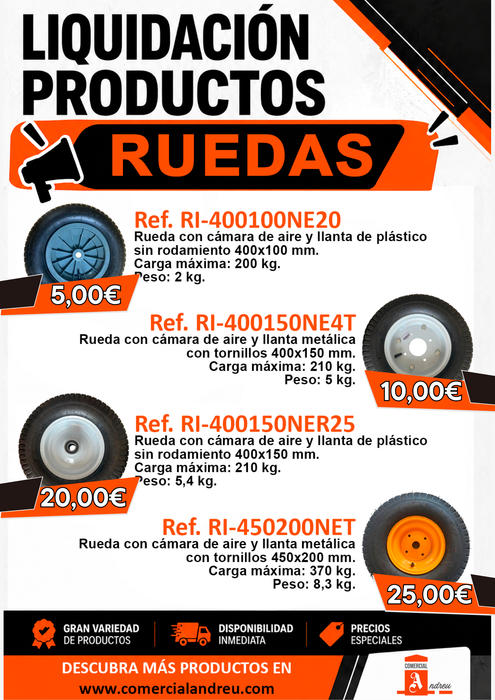 LIQUIDACIÓN RUEDAS