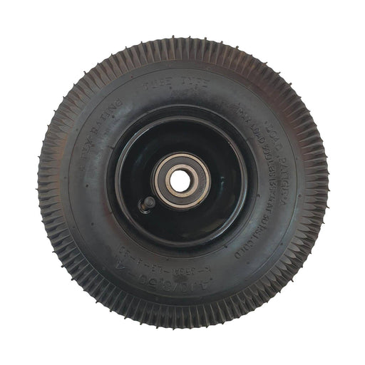 Rueda neumática 260 mm con rodamiento y llanta metálica