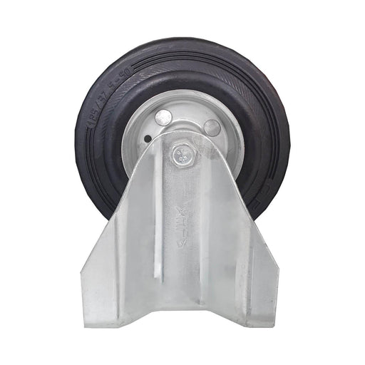 Rueda Alex goma fija 125 mm con base atornillable