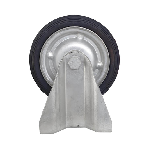 Rueda Alex goma con base atornillable 125 mm