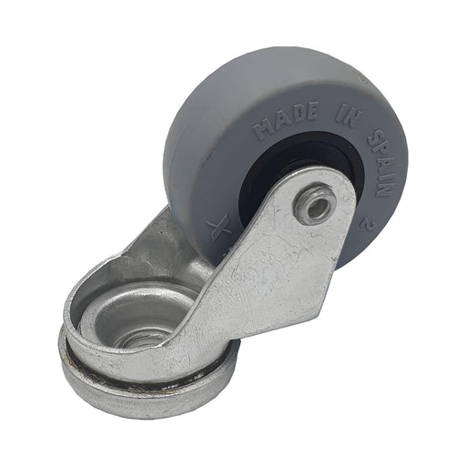 Rueda giratoria Alex de goma con tornillo 40 mm