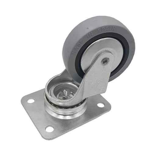 Rueda giratoria Alex 60mm con base atornillable