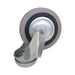 Rueda giratoria Gayner goma 100 mm con llanta metálica