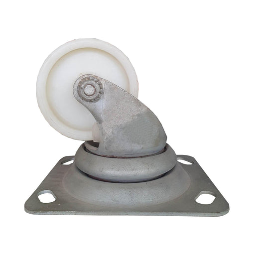 Rueda giratoria Alex nylon 75 mm con base atornillable