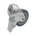 Rueda Alex goma con freno y tornillo 75 mm
