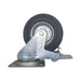 Rueda Alex goma con base atornillable y freno 125mm