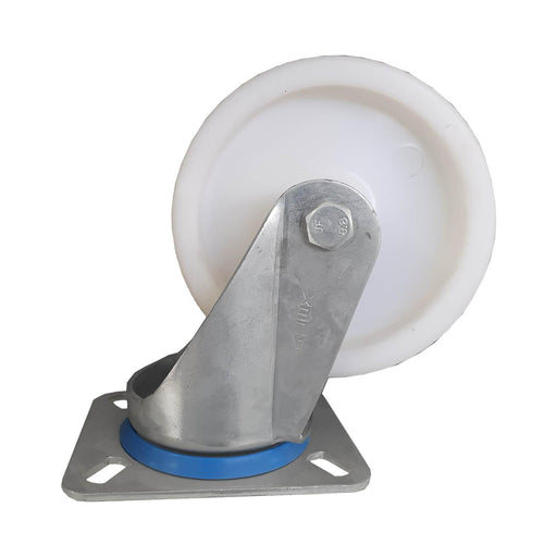 Rueda giratoria Alex nylon 150 mm con base atornillable