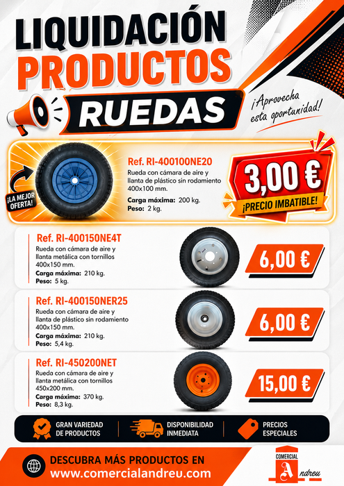 LIQUIDACIÓN RUEDAS