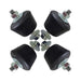 Kit 4 Silentblocks Goma Aire Acondicionado M8 Antivibración