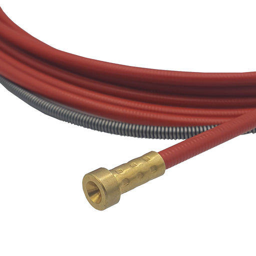 Sirga forrada roja 4 metros para soldadura - Ref. 554265