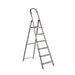 Escalera de Aluminio 6 Peldaños - Resistente y Ligera
