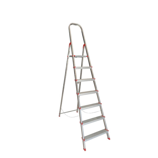 Escalera de Aluminio 7 Peldaños - Resistente y Ligera