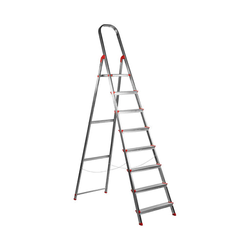 Escalera de Aluminio 8 Peldaños - Resistente y Ligera