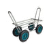 Carro recolector galvanizado con ruedas Macizas Impinchables 350mm