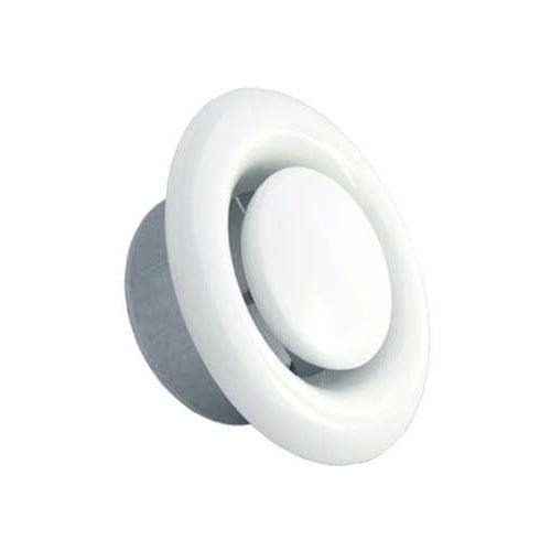 Boca de Extracción Ventilación Aluminio Blanco