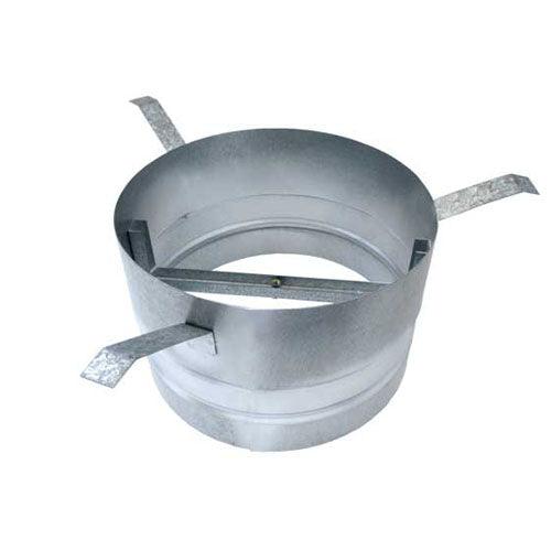 Cuello Circular Regulable para Difusores Redondos - Acero Galvanizado