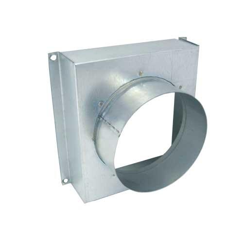 Embocadura Acero Galvanizado para Rejillas de Ventilación