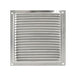 Rejilla Ventilación Aluminio Plateado Sobreponer