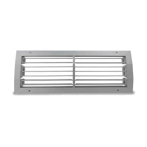 Rejilla Ventilación Aluminio Plateado para Conducto Circular Lateral