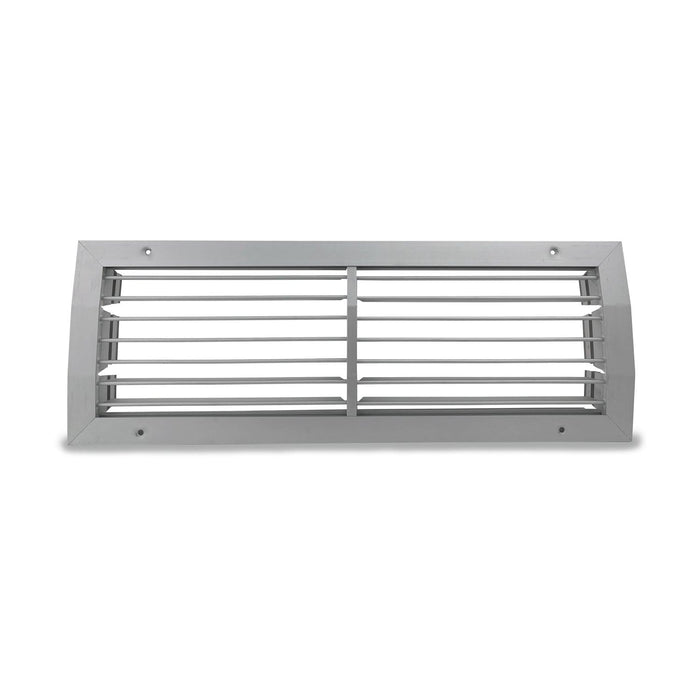 Rejilla Ventilación Aluminio Plateado para Conducto Circular Lateral