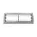Rejilla Ventilación Aluminio Plateado para Conducto Circular Lateral