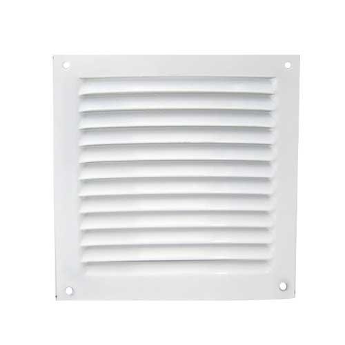 Rejilla de Ventilación en Aluminio Plateado para Sobreponer