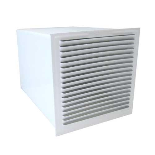 Rejilla Ventilación Pasamuros Esmaltado Blanco