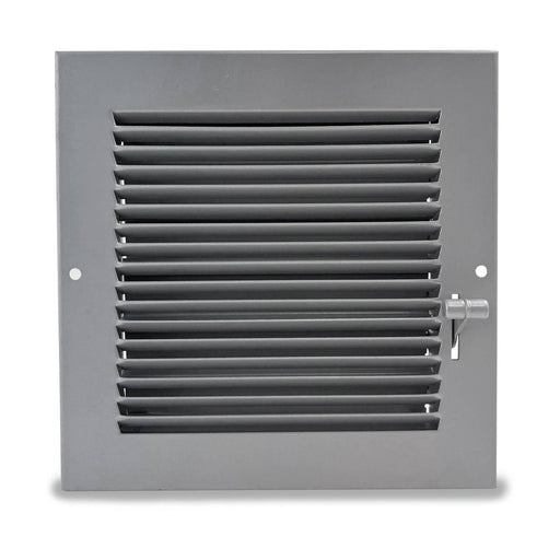 Rejilla de Ventilación en Aluminio Gris - Regulable