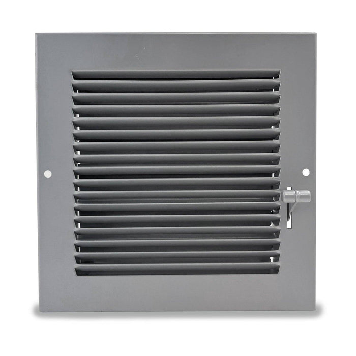 Rejilla de Ventilación en Aluminio Gris - Regulable
